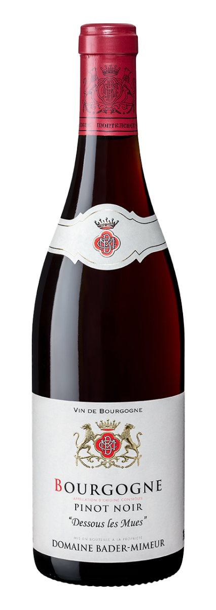 Bader-Mimeur, Bourgogne AC Pinot Noir, Dessous Mues 2022