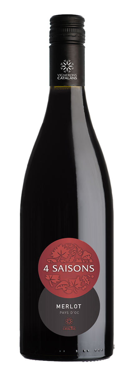 Vignerons Catalans, Pays d'Oc IGP 4 Saisons Merlot 2021