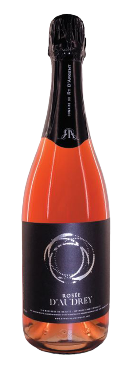 Domaine Du Ry d'Argent, Vin Mousseux de Qualité de Belgique Rosée d'Audrey 2017