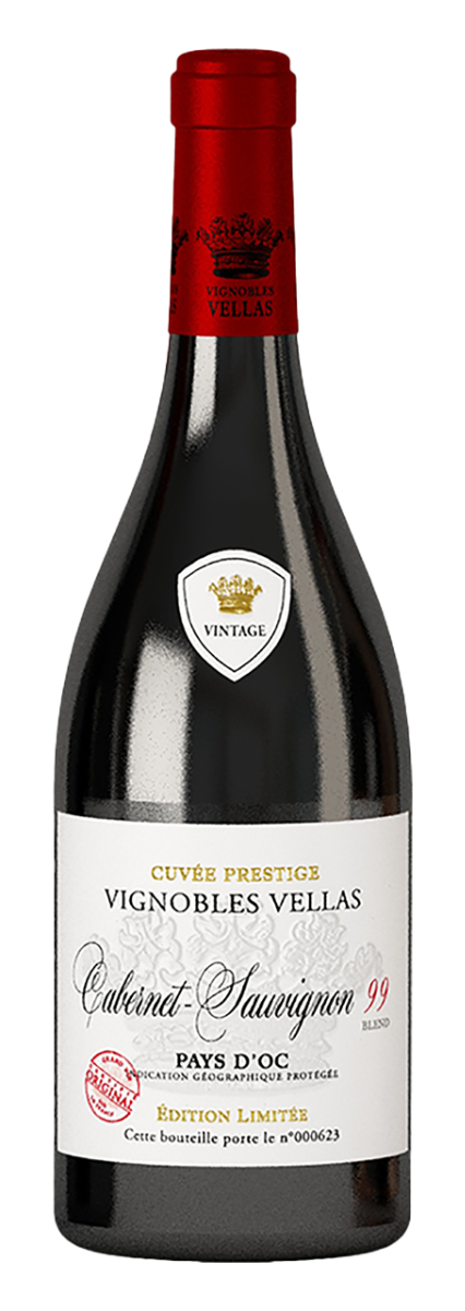 Vignobles Vellas, Pays d'Oc IGP Cabernet Sauvignon, Blend 99 2023